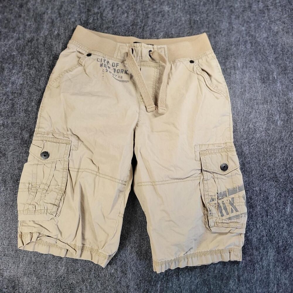Helix Women's Tan and Cream Shorts